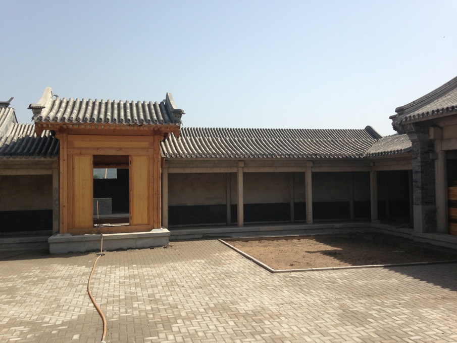 山西中陽四進(jìn)院施工案例